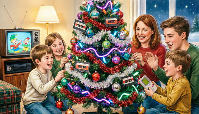 Елка в стиле 90-х