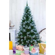 Елка искусственная Таежная с белыми концами 2,2 м