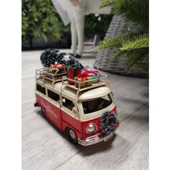 Фигура новогодняя Автобус с подарками