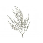 Ветка новогодняя Луговые травы белые