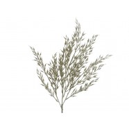 Ветка новогодняя Луговые травы серебро