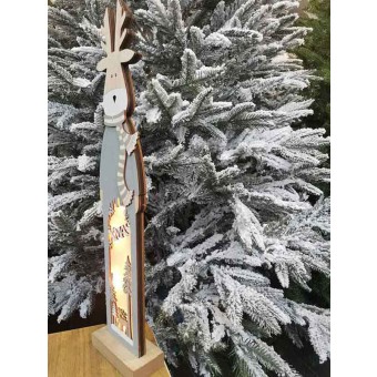 Фигура деревянная Рождественский олень 47 см
