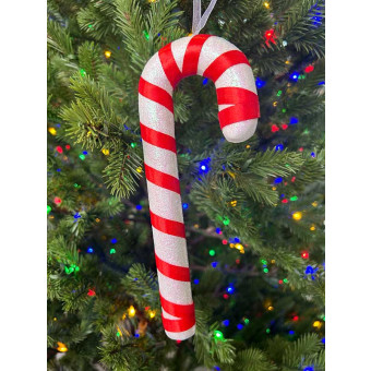 Украшение новогоднее пластмассовое Конфета 8*20 см