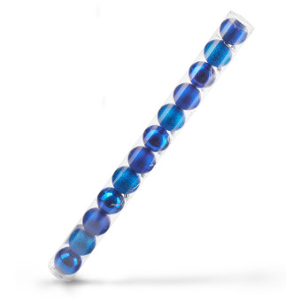 Набор новогодних шаров 6 см 12 шт синий