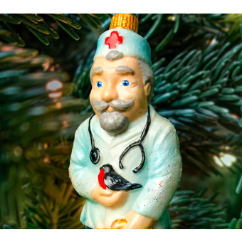 Елочное украшение Доктор Айболит 12 руб