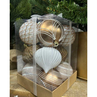 Набор Ёлочных украшений 12 штук 8 см