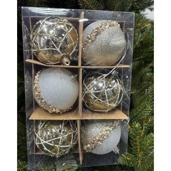 Набор Ёлочных украшений 6 штук 8 см 764704