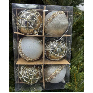 Набор Ёлочных украшений 6 штук 8 см 764704