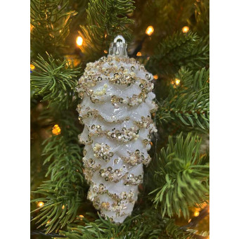 Набор Ёлочных украшений Шишки 3 штуки 11 см