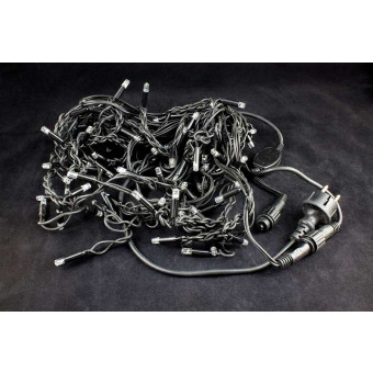 Бахрома уличная 3 м 120 Led БЕЛЫЙ пров-черн  IP 65