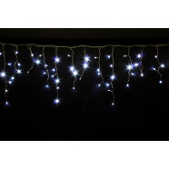 Бахрома уличная 3 м 120 Led БЕЛЫЙ пров-черн  IP 65