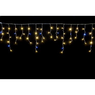 Бахрома уличная 3 м 120 Led ТЕПЛО-БЕЛЫЙ пров-бел IP 65