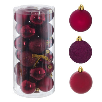 Набор из 24шт Украшение новогоднее Шар D 6 см 812959