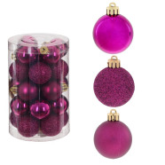 Набор из 25шт Украшение новогоднее "Шар", D3 см