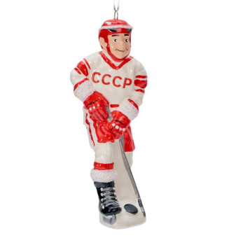 Елочное украшение Хоккеист
